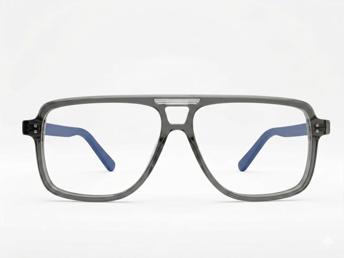 WhatsApp Image 2026-05-26 at 11.57.05 Lentes Retro Aviador Square AZUL-DISTRITOO - Imagen 1