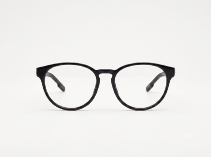 Lentes Ópticos Adidas Sport Unisex Redondos - Negro Brillante